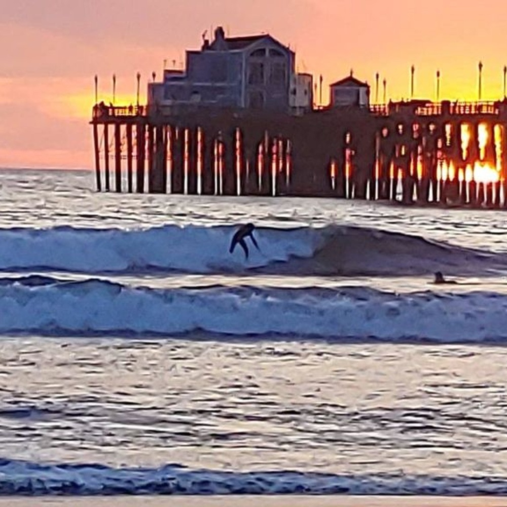 OCEANSIDE PIER SUNSET ~ 8" X 10" Photography